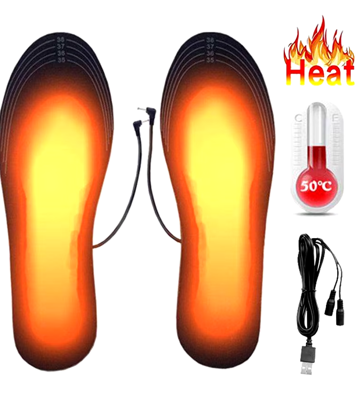 1 Pair Heated Shoe Insoles Warm